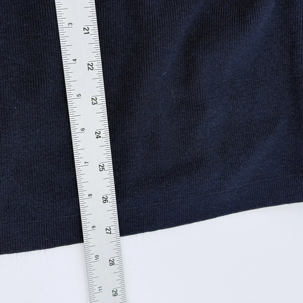 Hickey Freeman New York Men's XL‎ Navy Blue Ribbed Quarter Zip Sweater